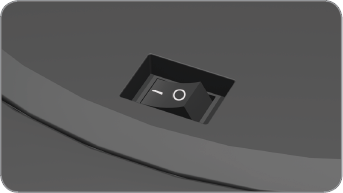 A white object with a hole in it.

Description generated by AI