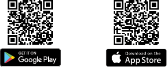 Two QR codes are displayed on a Google Play app store page.

Description generated by AI