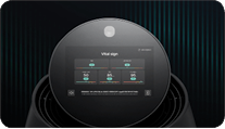 A black box with a screen showing the word "Vitamin" on it.

Description generated by AI